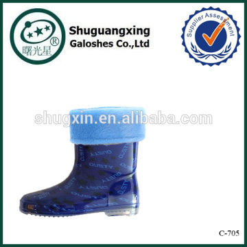 rubber rain shoes cover for kids rain boots factory winter/C-705